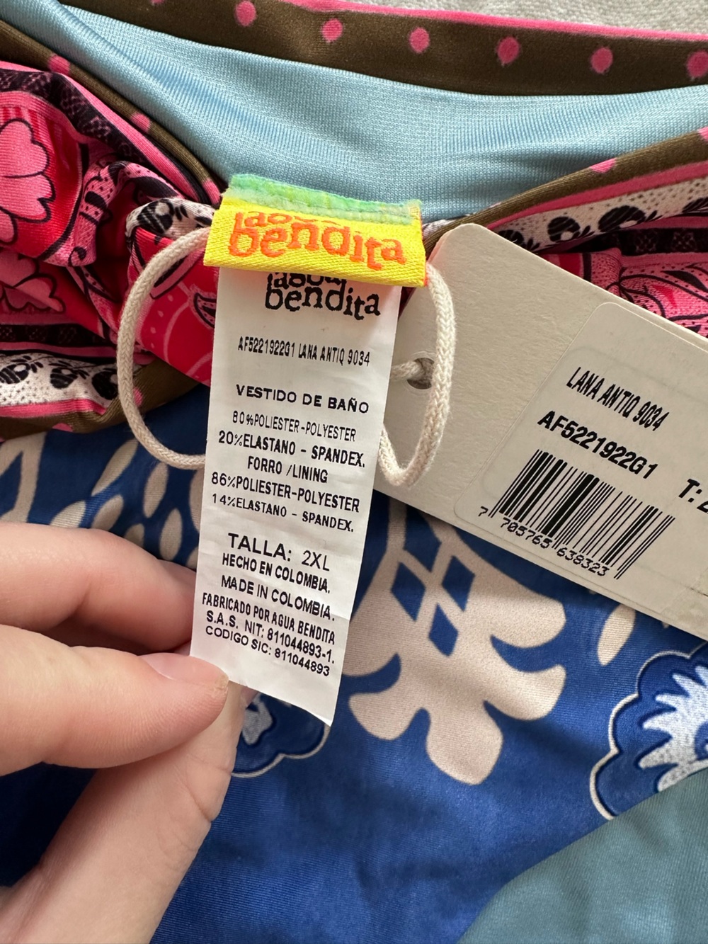 Agua Bendita - Lana Antiq Swim Bottom 2XL - Picture 4 of 4
